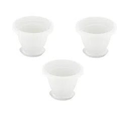 10 Inch Plants Pot with Saucer Tray-image-8