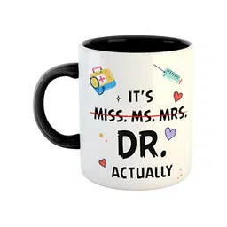 ARTBUG White & Black Printed Ceramic Glossy Dishwasher & Microwave Safe Mugs 350 ml-image-31