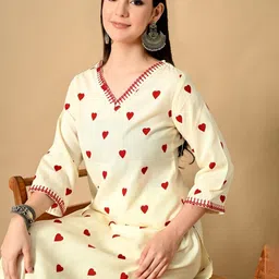 BKApparels Women Printed Regular Mirror Work Straight Kurta-picture-37