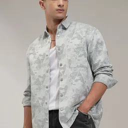 HIGHLANDER Men Comfort Opaque Casual Shirt-picture-19