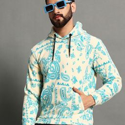 OGEN Men Printed Hooded Sweatshirt-image-97