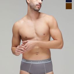 AMUL COMFY Men Pack Of 3 Cotton Basic Briefs AC-CBRIOE-LB-SG-NY-S-3PC-image-94