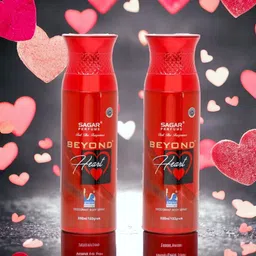 SAGAR PERFUMERY Set Of 2 Beyond Heart Long Lasting Deodorant - 200 ml Each image 2
