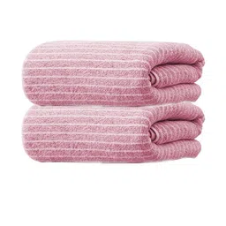 Black gold Set Of 2 Striped Towel Set-image-91