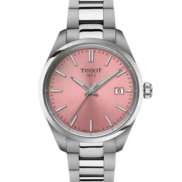 TISSOT Unisex Dial & Stainless Steel Bracelet Style Straps Analogue Watch T1502101133100-picture-27