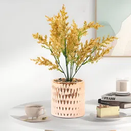 The Better Home Brown Artificial Wheat Grass Plant With Pot-17