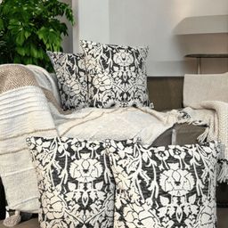 LUSHLYF Multicoloured Set of 4 Quirky Square Cushion Covers image 4
