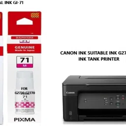 Pixma CANON ORIGINAL INK SUITABLE FOR G2730 G2770 Ink Tank printer Black & Magenta Ink Bottle-image-22