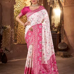 BAESD Woven Design Zari Silk Cotton Banarasi Saree-picture-55
