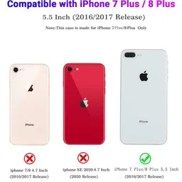 LIRAMARK Solid Printed iPhone 8 plus Back Case Mobile Accessories image 2