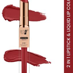 RED 4 Double Matt 2 In 1 Liquid Lipcream - 8 g - 123-7