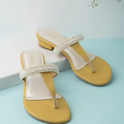 Inc 5Women Striped Party Block Western - Embellished Sandals-51