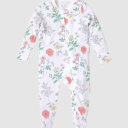 GAP Infant Boys Floral Printed Pure Cotton Long Sleeve Sleepsuit-picture-46