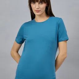 98 Degree Round Neck Cotton T-shirt-image-87