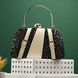 DressBerry Embellished Box Clutch-39