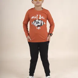 KiddoPanti Boys Printed T-shirt-34