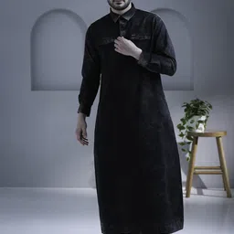 MASHROO Men Thread Work Kurta-45