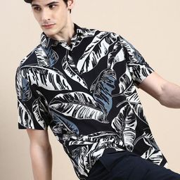 TIGER SNAKE Men Comfort Opaque Printed Casual Shirt-image-85