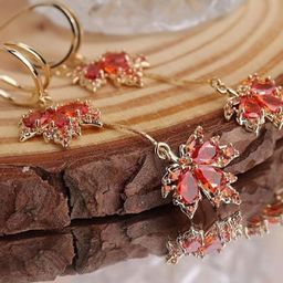 EL REGALO Stone Studded Contemporary Drop Earrings-43