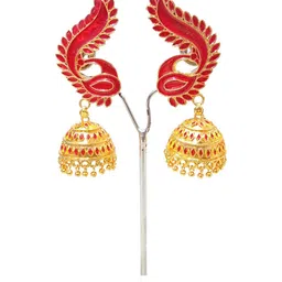 Balaji Gold Gold-Plated Copper Earrings-image-90