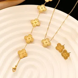 Jewels Galaxy Gold-Plated Jewellery Set-23