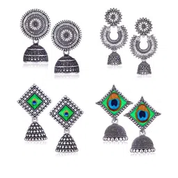 DIVASTRI Silver-Plated Alloy Earrings-94