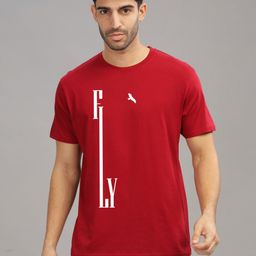 INDISSH Men Graphic Printed Round Neck Cotton T-shirt-image-79