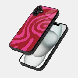 macmerise Abstract Printed iPhone 16 Pro Bumper Case Mobile Accessories-2
