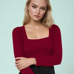 Dream Beauty Fashion Women Square Neck Top-picture-25