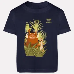Disney By Miss and Chief Boys Printed Bio Finish T-shirt-image-94