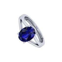 Barmunda gems Men Blue Sapphire Finger Ring-image-3