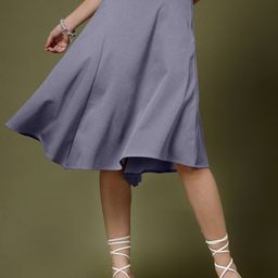 Oomph! Knee-Length A-Line Skirt-image-37