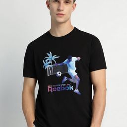 Reebok Men Graphic Printed Round Neck Pure Cotton T-shirt-image-76