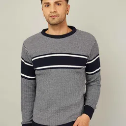 Kveto style redefined Men Striped Pullover-image-83