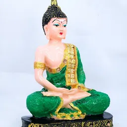 Aura Green Buddha Idol Showpiece-image-61