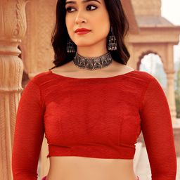 LeeliPeeri Designer Poly Chiffon Saree image 3