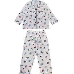 shopbloom Kids Graphic Printed Night suit-image-56
