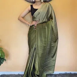 HERE&NOW Ombre Pure Chiffon Ready to Wear Jamdani Saree-image-89