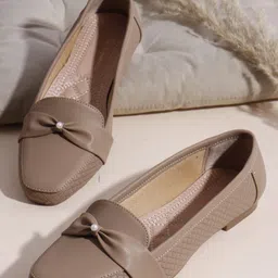 Mast & Harbour Women Textured Mules with Bows-picture-40