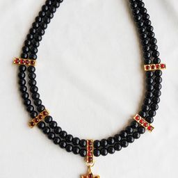 VEDAJ Unisex Black Jewellery Set-image-83