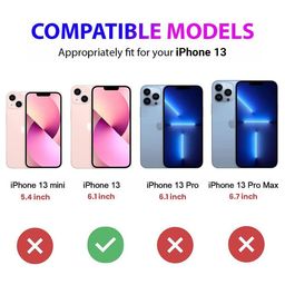 LIRAMARK Abstract Printed iPhone 13 Back Case Mobile Accessories image 2