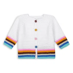 deva creation Kids Self Design Pure Wool Sweatshirt With Joggers image 5