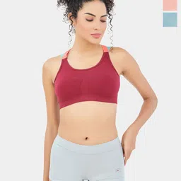 Trylo Pack Of 3 Cotton Assorted Boyshort Briefs RIZA MISTY G-LEG PANTY-ASSORTED COLOURS-M-image-44