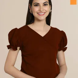 Mast & Harbour Puff Sleeve Top Pack of 2-picture-6