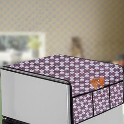 The Furnishing Tree Grey Plastic Refrigerator Cover-image-93