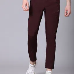 Dpassion Men Colour-Blocked Track Pants-image-21