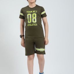 Monte Carlo Boys Printed T-shirt with Shorts-picture-22