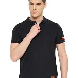 John Peters Men Dri-FIT Solid Polo Collar T-shirt-picture-2