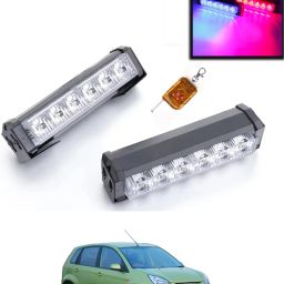 6LED/12V Police Light With Remote Red/Blue Colour For Car-106 Fog Lamp Car LED for Ford (12 V, 55 W)-image-71