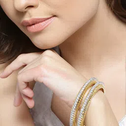 Anouk Set Of 2 Gold Plated Bangles image 4